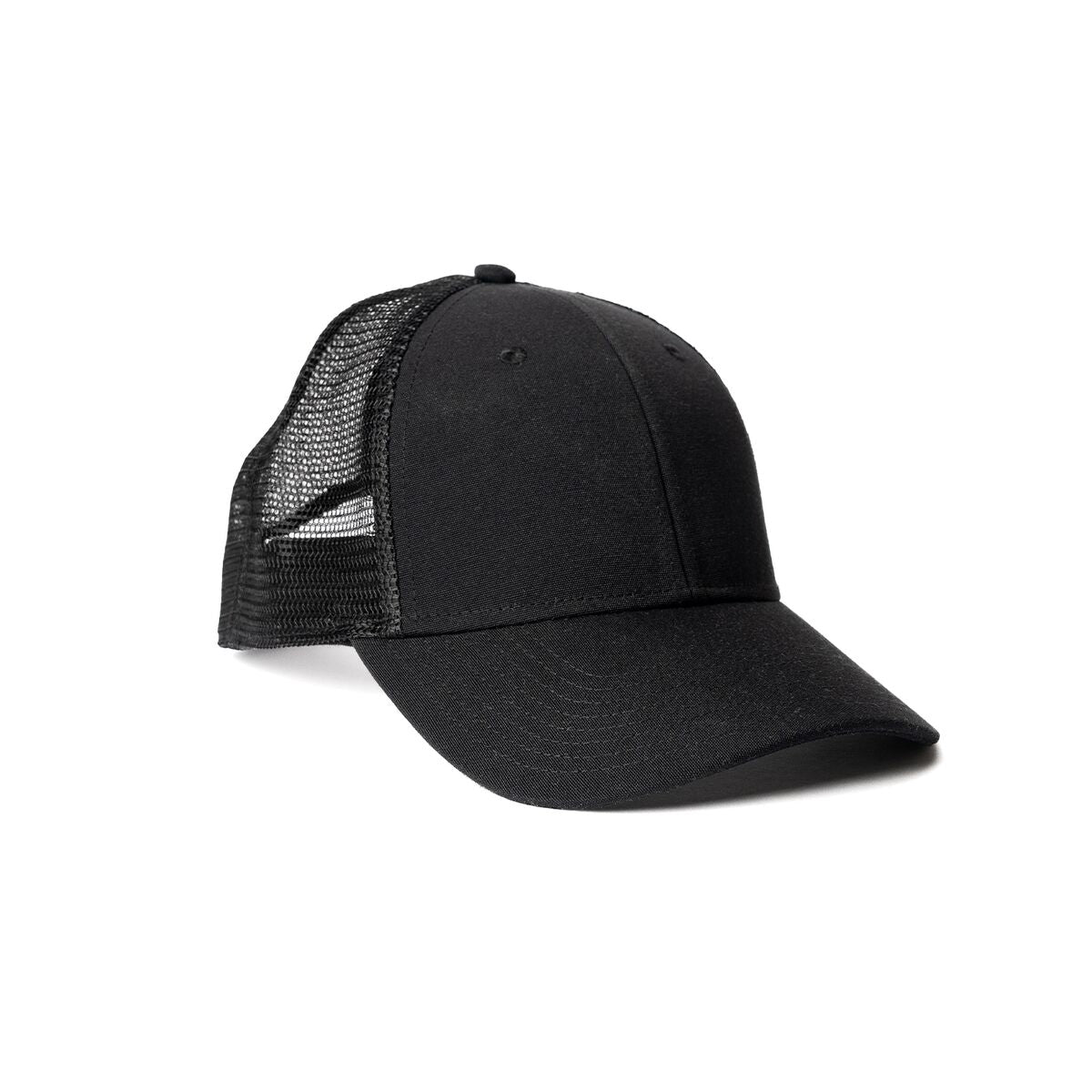 recycled-poly-low-profile-trucker-hat-k6 Web_PDP-LowProfileTruckerHat_Studio_Front_Black.jpg